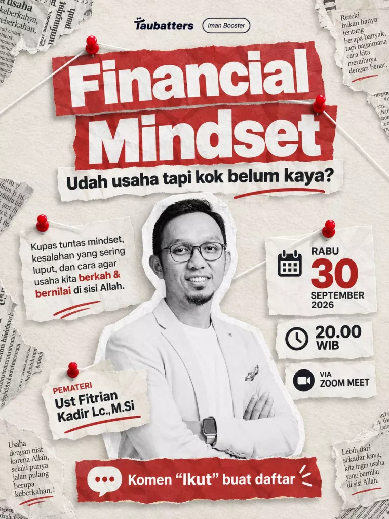 "Financial Mindset" Udah Usaha tapi Kok Belum Kaya?